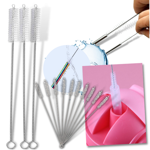 10-Pack Straw Cleaner Brush